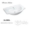 globel-Classica-Italiano-wastafel-keramik-putih-sketch